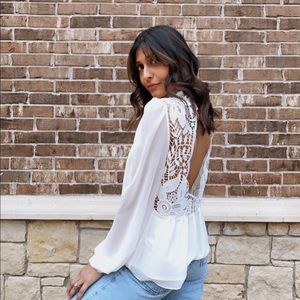 White blouse from Express